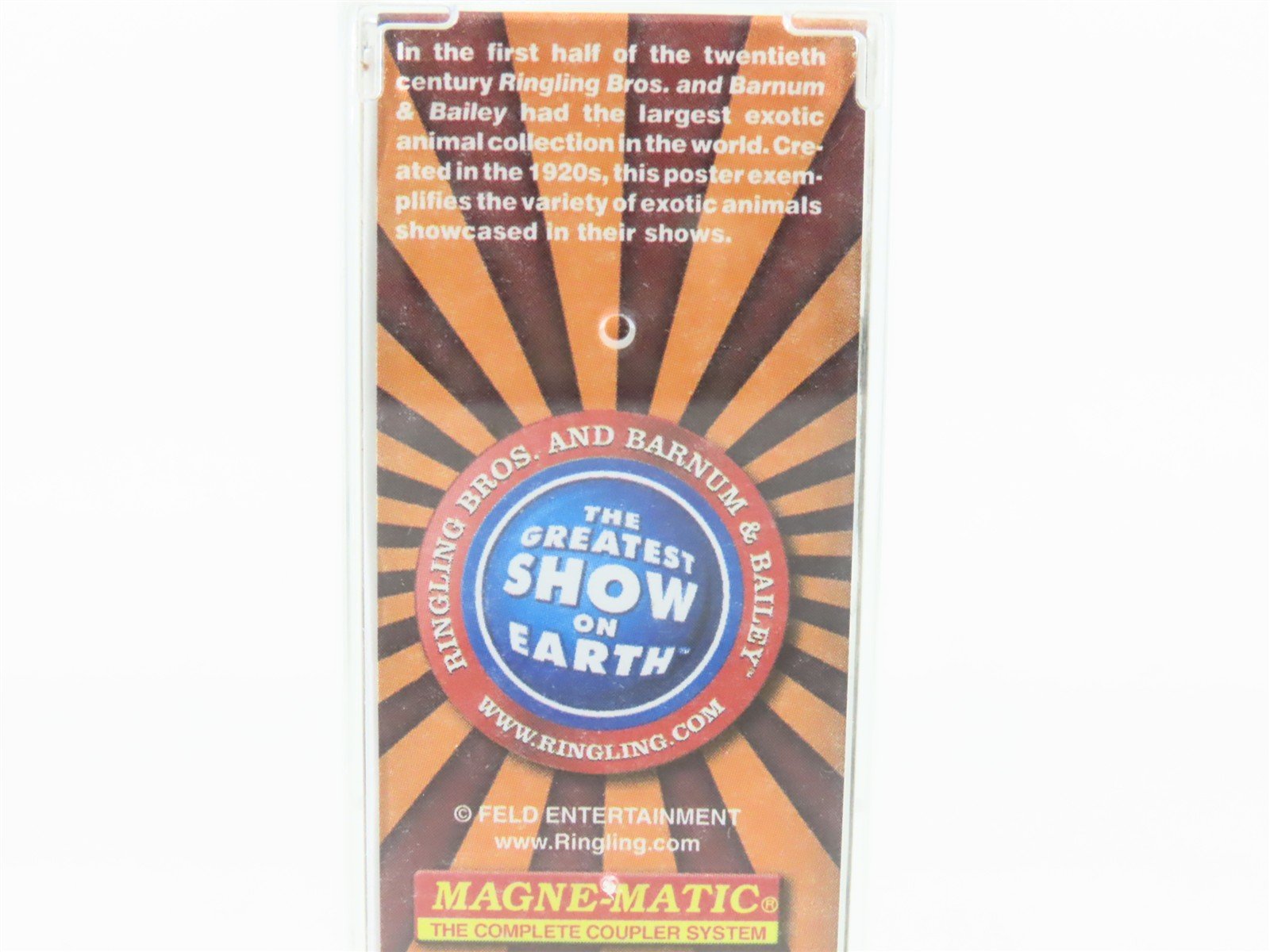 N Scale Micro-Trains MTL 04700403 Ringling Bros. Billboard Car #3 40' Reefer