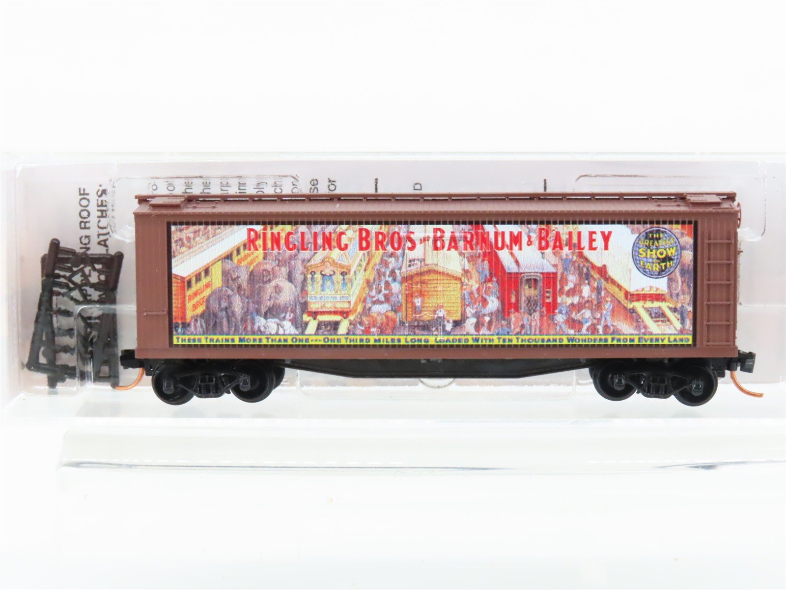 N Scale Micro-Trains MTL 04700409 Ringling Bros. Billboard Car #9 40' Reefer