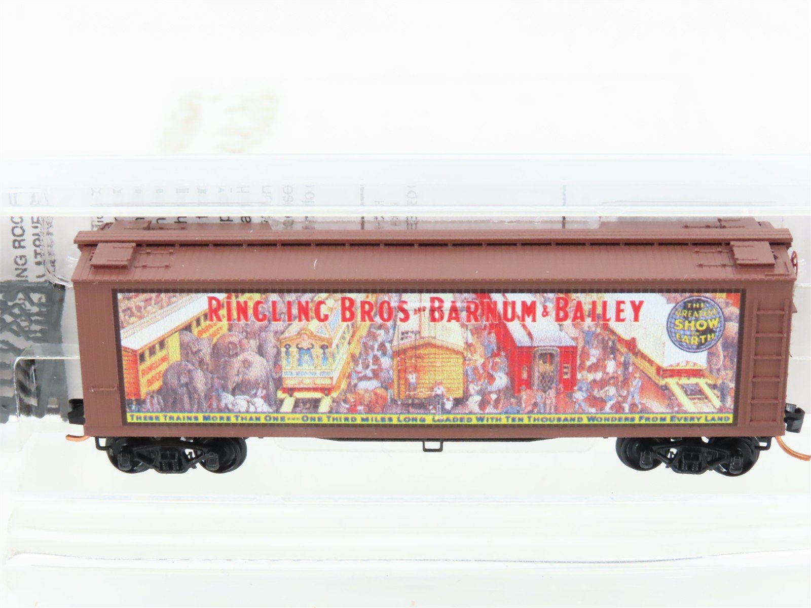 N Scale Micro-Trains MTL 04700409 Ringling Bros. Billboard Car #9 40' Reefer