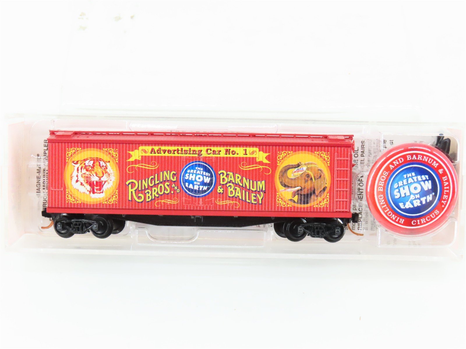 N Scale Micro-Trains MTL 04700400 Ringling Bros. Advertising Car #1 40' Reefer