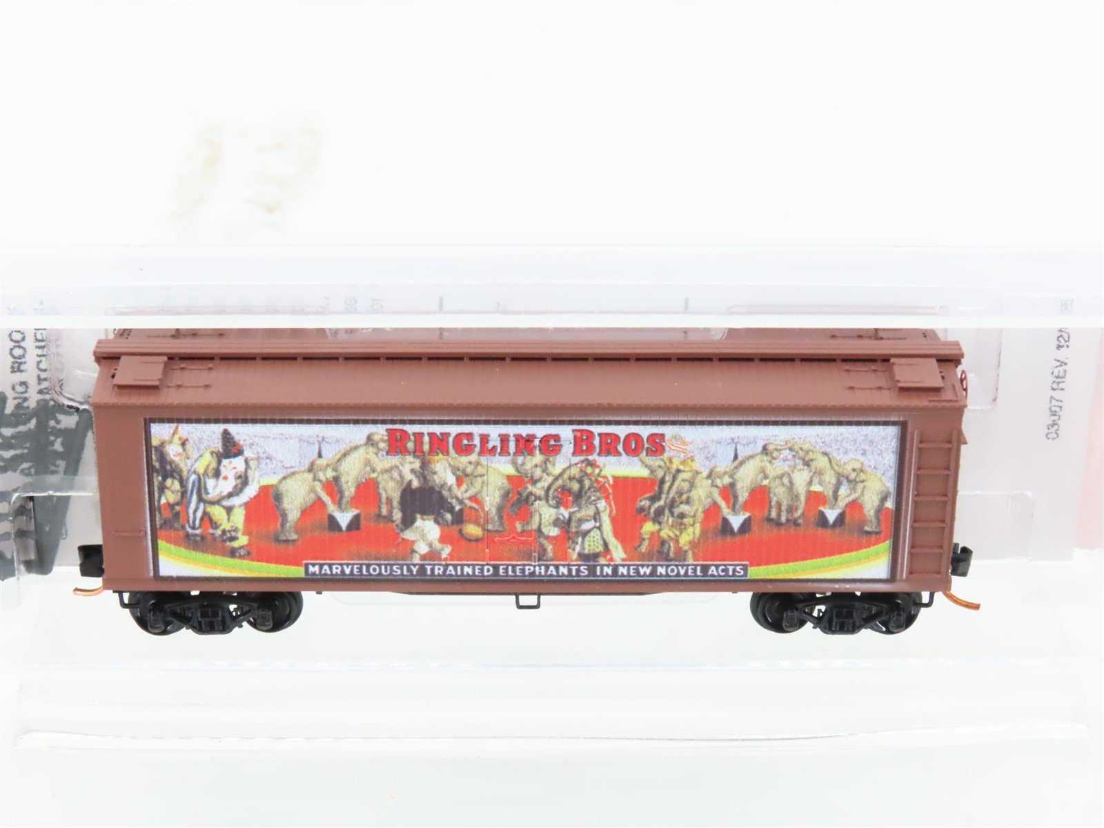 N Micro-Trains MTL 04700411 Ringling Bros. Billboard Car #11 