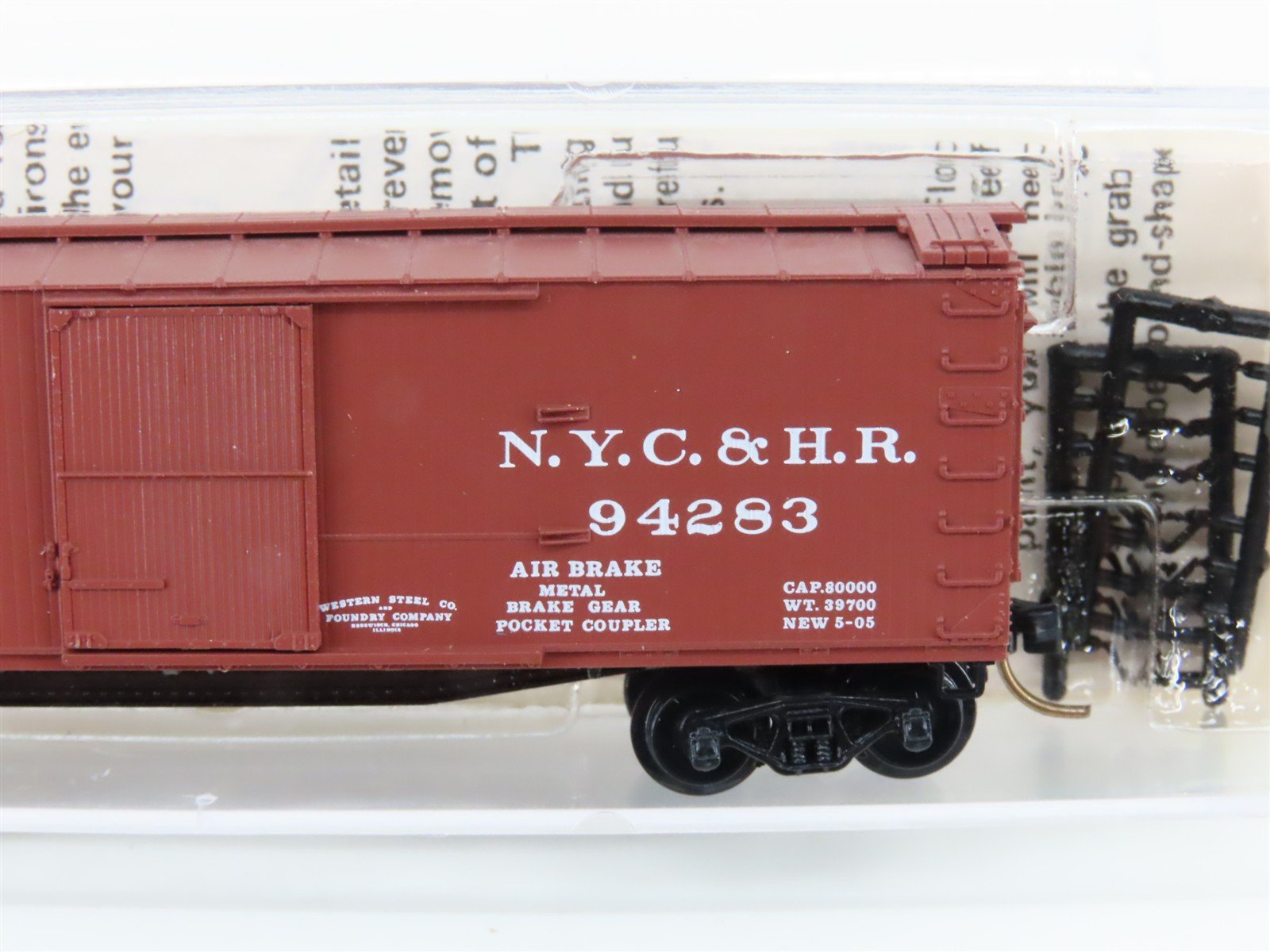 N Scale Micro-Trains MTL 49140 NYC&HR New York Central 40' Wood Reefer #94283