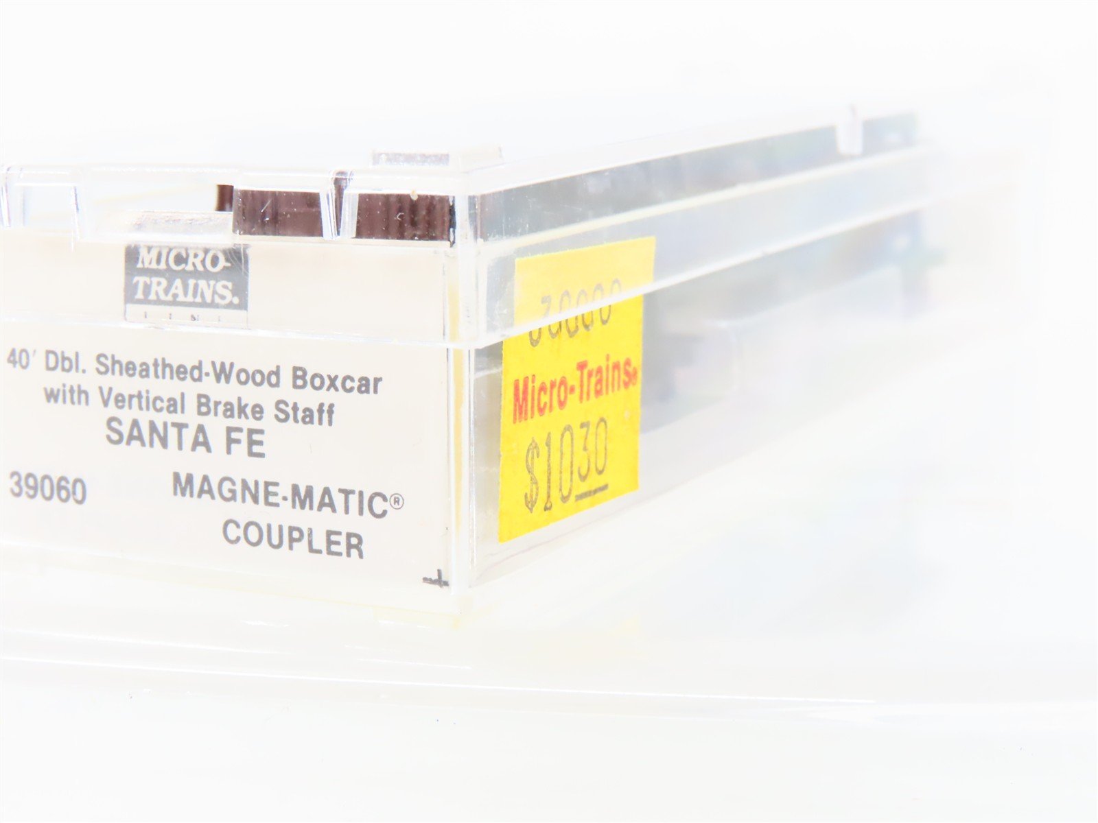 N Scale Micro-Trains MTL 39060 ATSF Santa Fe 40' Wood Box Car #38616C.T.