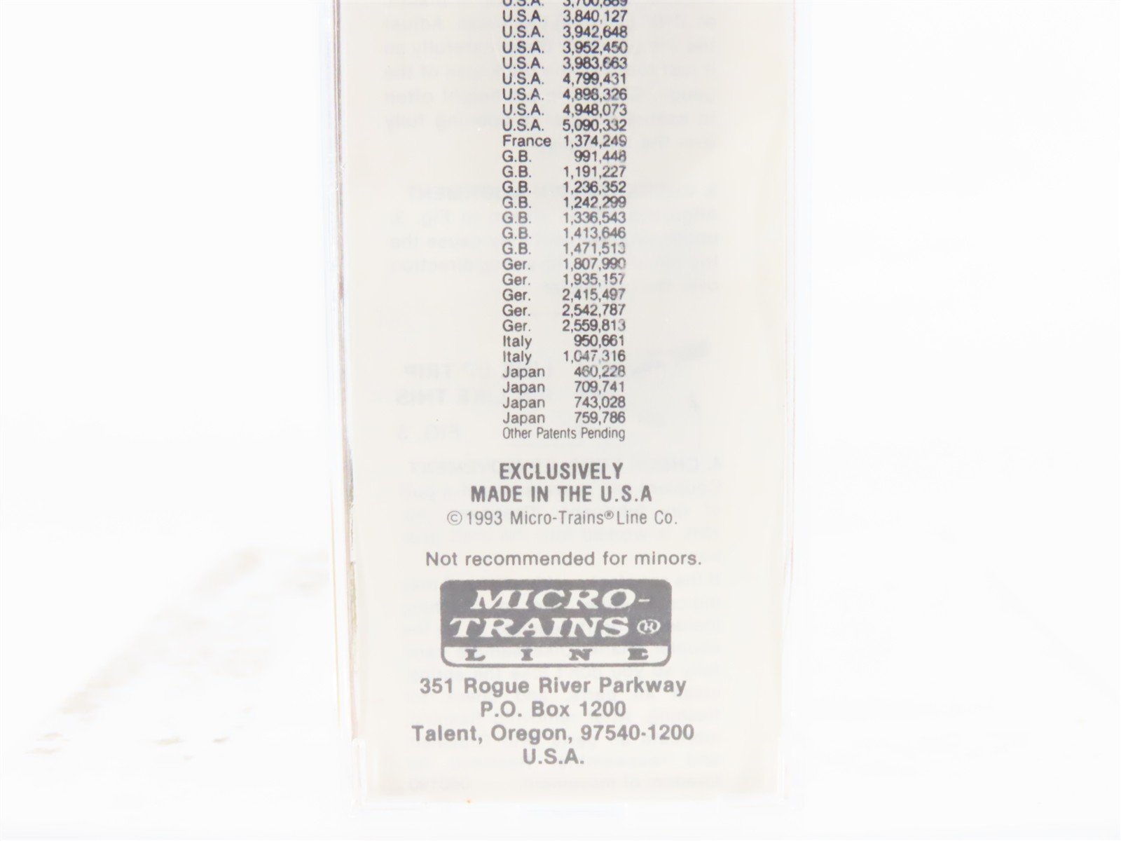 N Scale Micro-Trains MTL 20126 LV Lehigh Valley 40' Single Door Box Car #62545