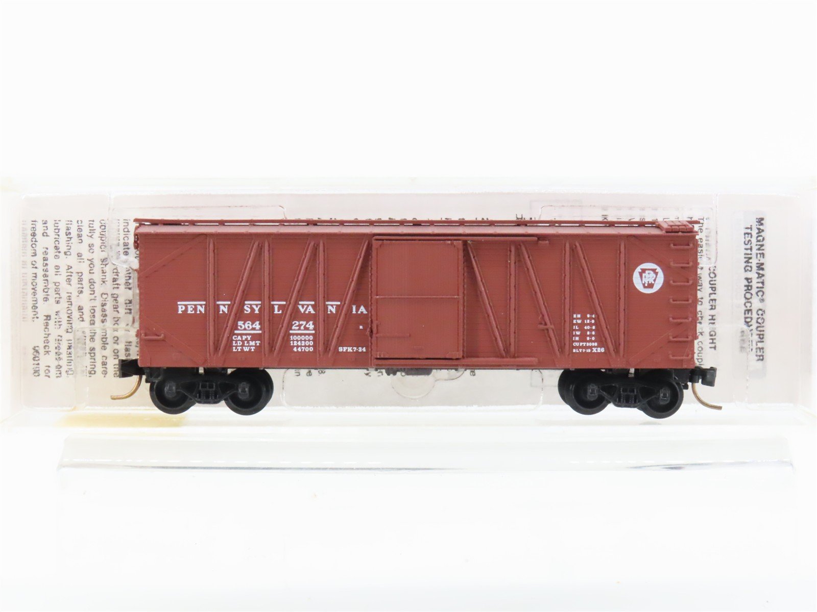 N Scale Micro-Trains MTL 28130 PRR Pennsylvania 40' Single Door Box Car #564274