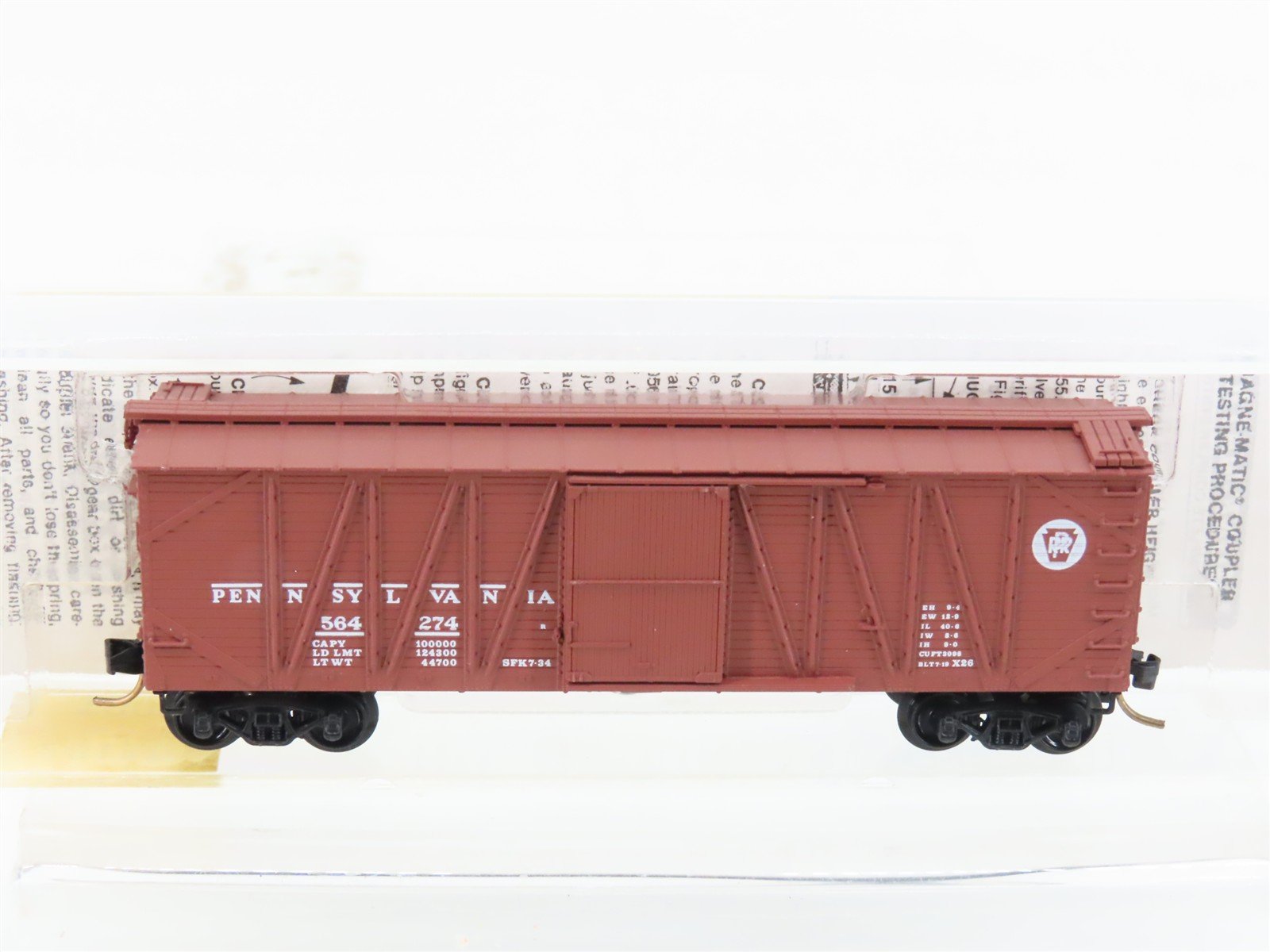 N Scale Micro-Trains MTL 28130 PRR Pennsylvania 40' Single Door Box Car #564274