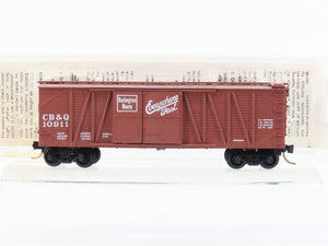 N Scale Micro-Trains MTL 29060 CB&Q Burlington Route 40' Box Car #10911