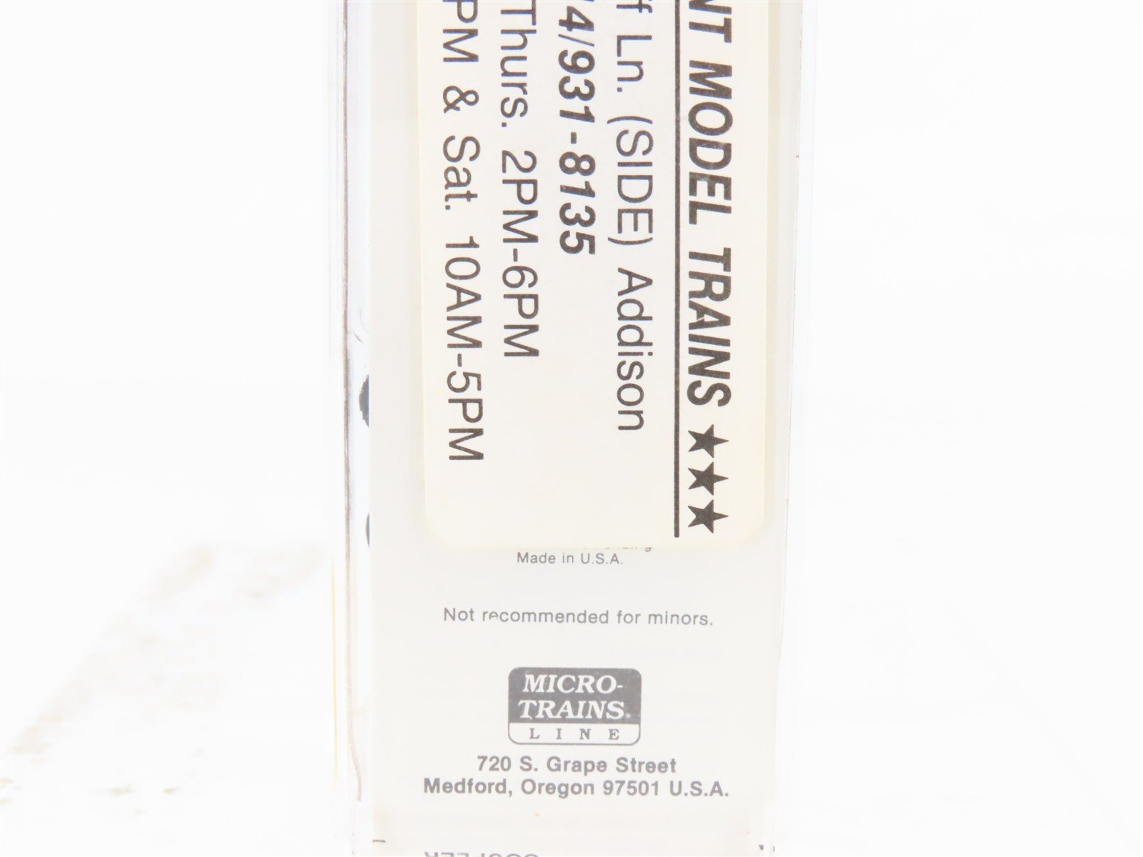 N Scale Micro-Trains MTL 29060 CB&Q Burlington Route 40' Box Car #10911