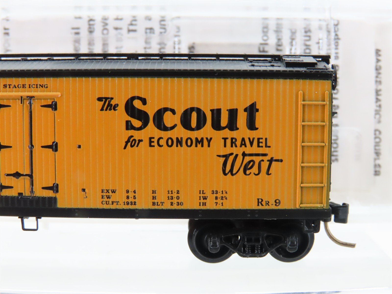 N Scale Micro-Trains MTL 47220 SFRD Santa Fe The Scout 40' Wood Reefer #26206