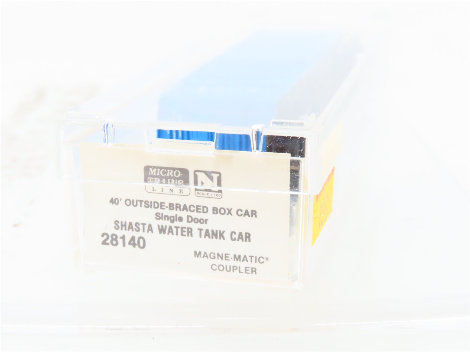 N Scale Micro-Trains MTL 28140 SP Shasta Water Tank Car 40' Box Car #27172