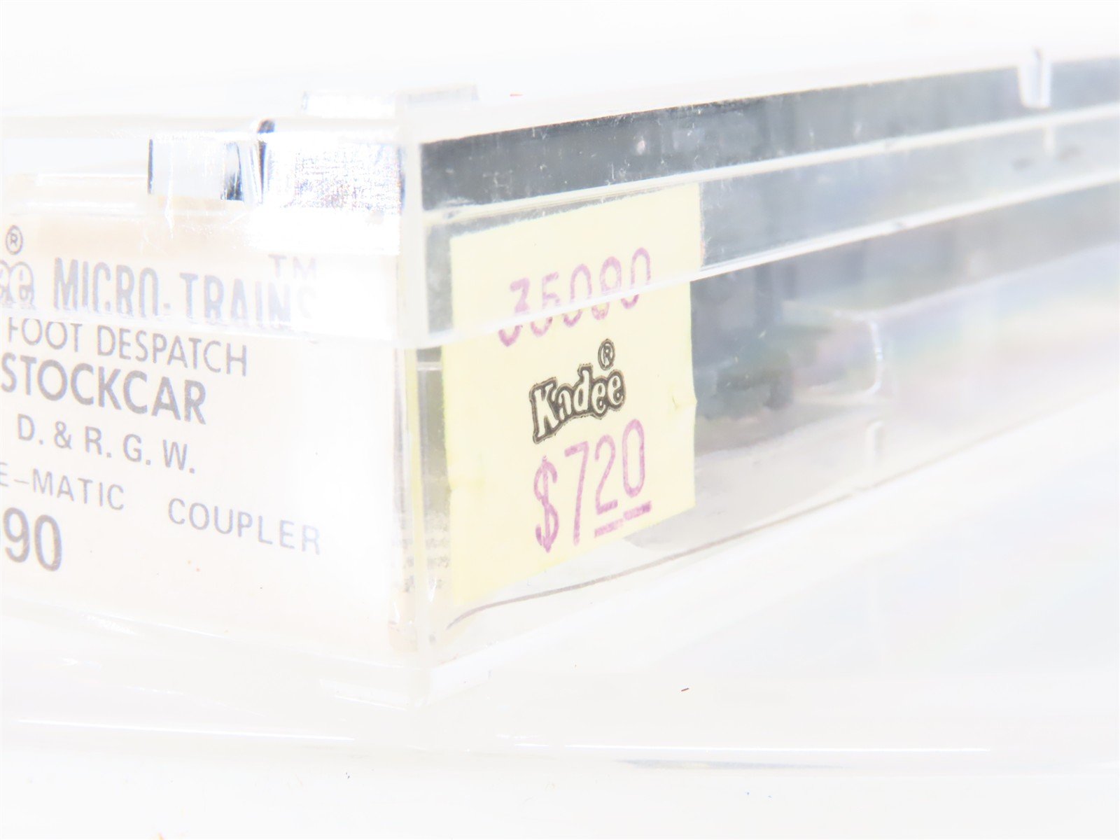N Kadee Micro-Trains MTL 35090 D&RGW Rio Grande 40' Despatch Stock Car #36428