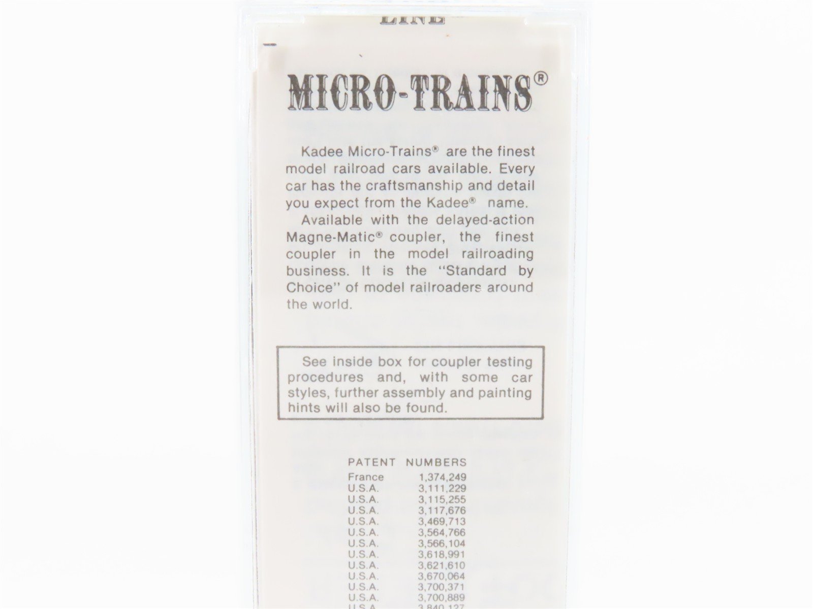N Scale Kadee Micro-Trains MTL 49070 KTX Scatena Bros. Wine Co. 40' Reefer #6000