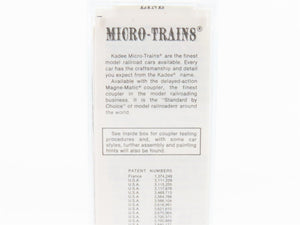 N Scale Kadee Micro-Trains MTL 49070 KTX Scatena Bros. Wine Co. 40' Reefer #6000
