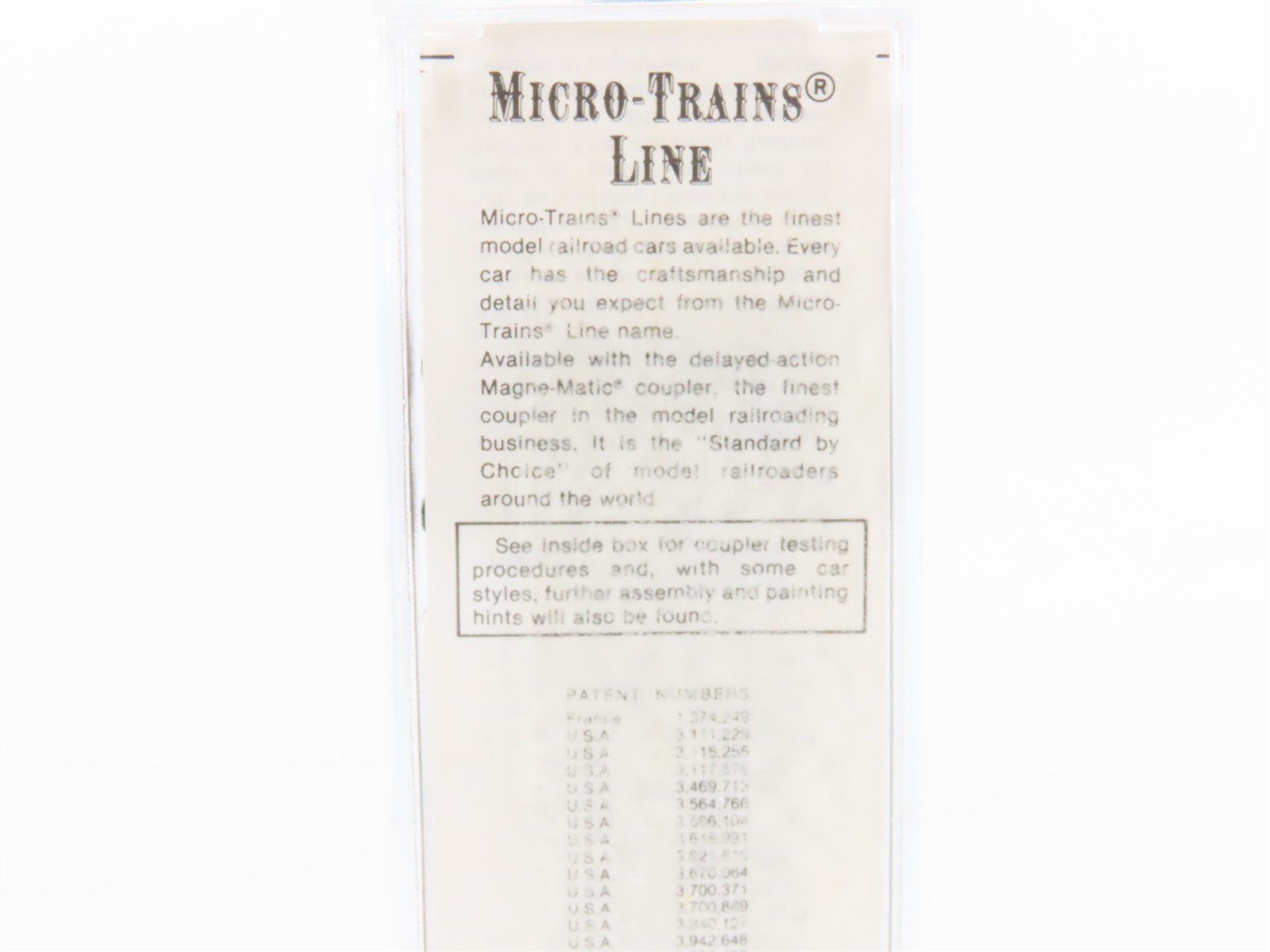 N Scale Micro-Trains MTL 42040 Menasha Woodenware 40' Single Door Box Car #224