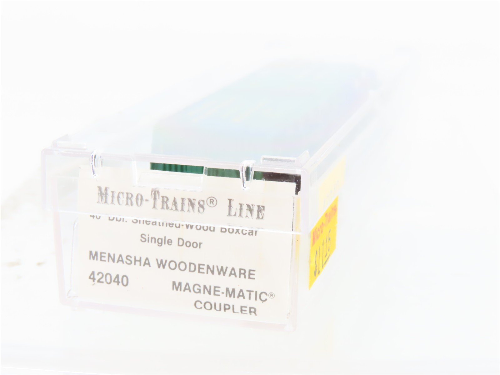 N Scale Micro-Trains MTL 42040 Menasha Woodenware 40' Single Door Box Car #224