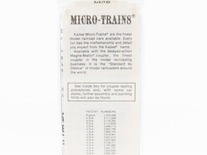 N Scale Kadee Micro-Trains MTL 49200 URTC Pabst Milwaukee 40' Wood Reefer #91026
