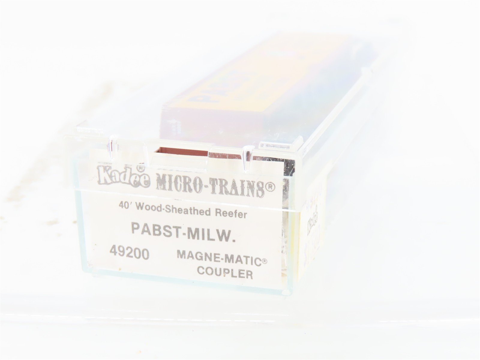 N Scale Kadee Micro-Trains MTL 49200 URTC Pabst Milwaukee 40' Wood Reefer #91026