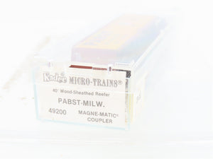 N Scale Kadee Micro-Trains MTL 49200 URTC Pabst Milwaukee 40' Wood Reefer #91026