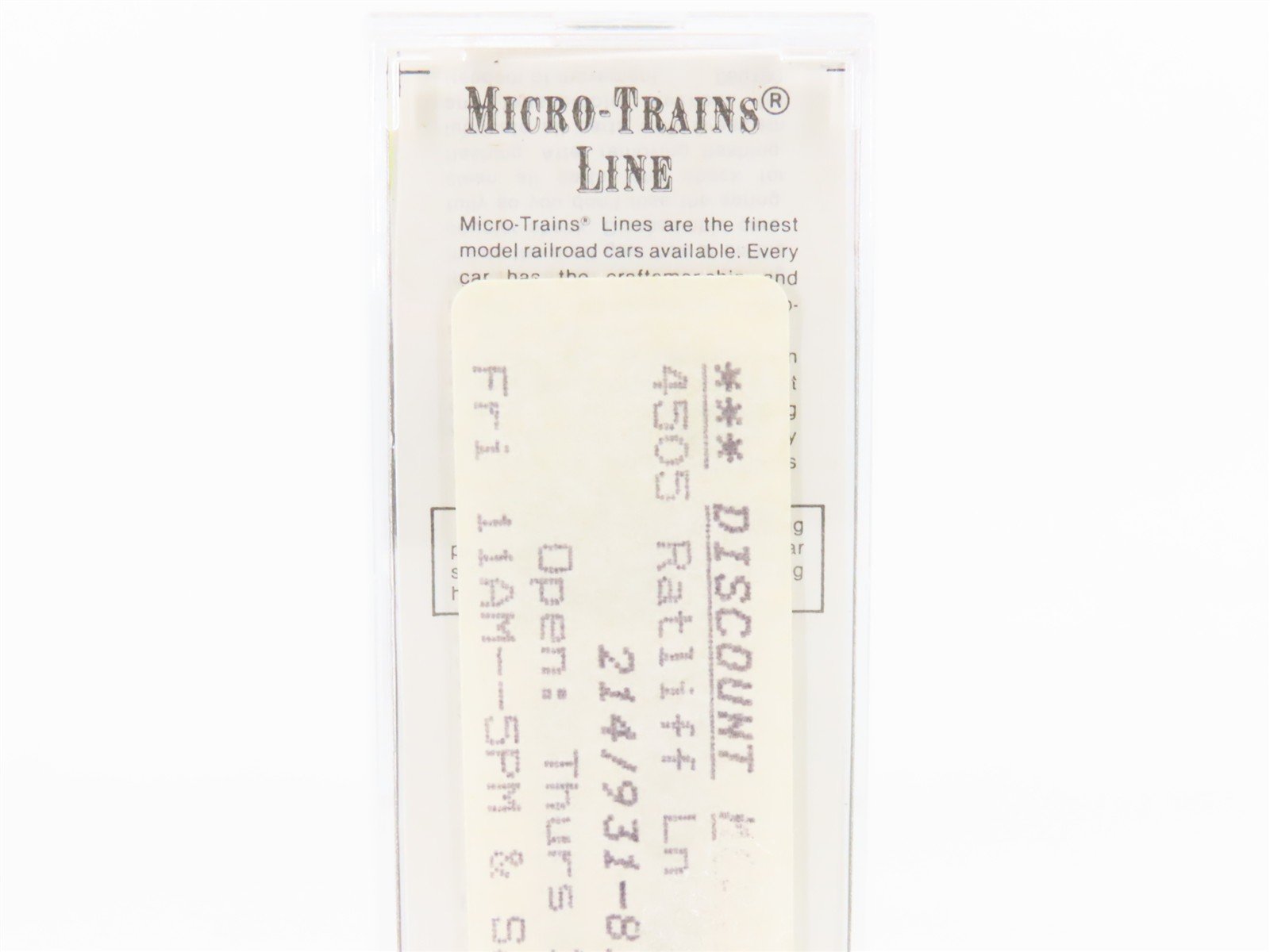 N Scale Micro-Trains MTL 42040 Menasha Woodenware Co. 40' Wood Box Car #224