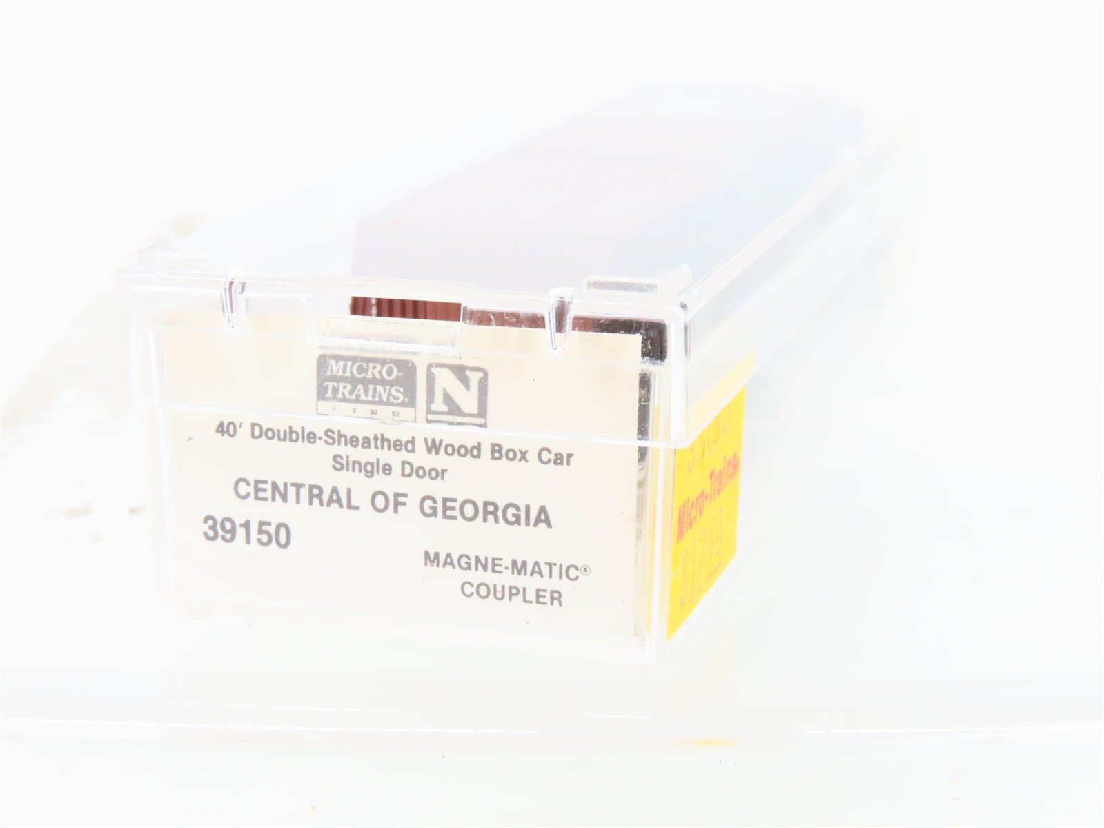 N Scale Micro-Trains MTL 39150 CG Central of Georgia 40' Wood Box Car #40247