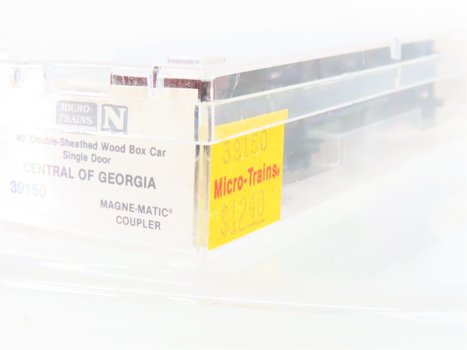 N Scale Micro-Trains MTL 39150 CG Central of Georgia 40' Wood Box Car #40247