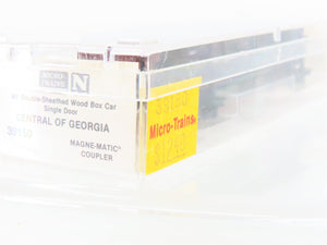 N Scale Micro-Trains MTL 39150 CG Central of Georgia 40' Wood Box Car #40247