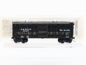 N Scale Micro-Trains MTL 35090 D&RGW Rio Grande 40' Despatch Stock Car #36457