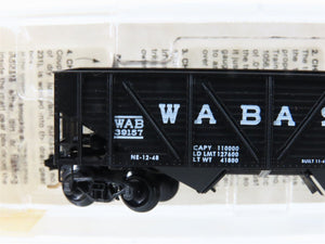 N Scale Micro-Trains MTL 57060 WAB Wabash 2-Bay Composite Side Open Hopper 39157