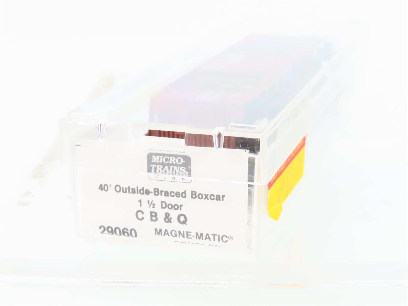 N Scale Micro-Trains MTL 29060 CB&Q Burlington Route 40' Box Car #10911