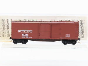 N Scale Micro-Trains MTL 39130 RUT Rutland 40' Single Door Wood Box Car #6088