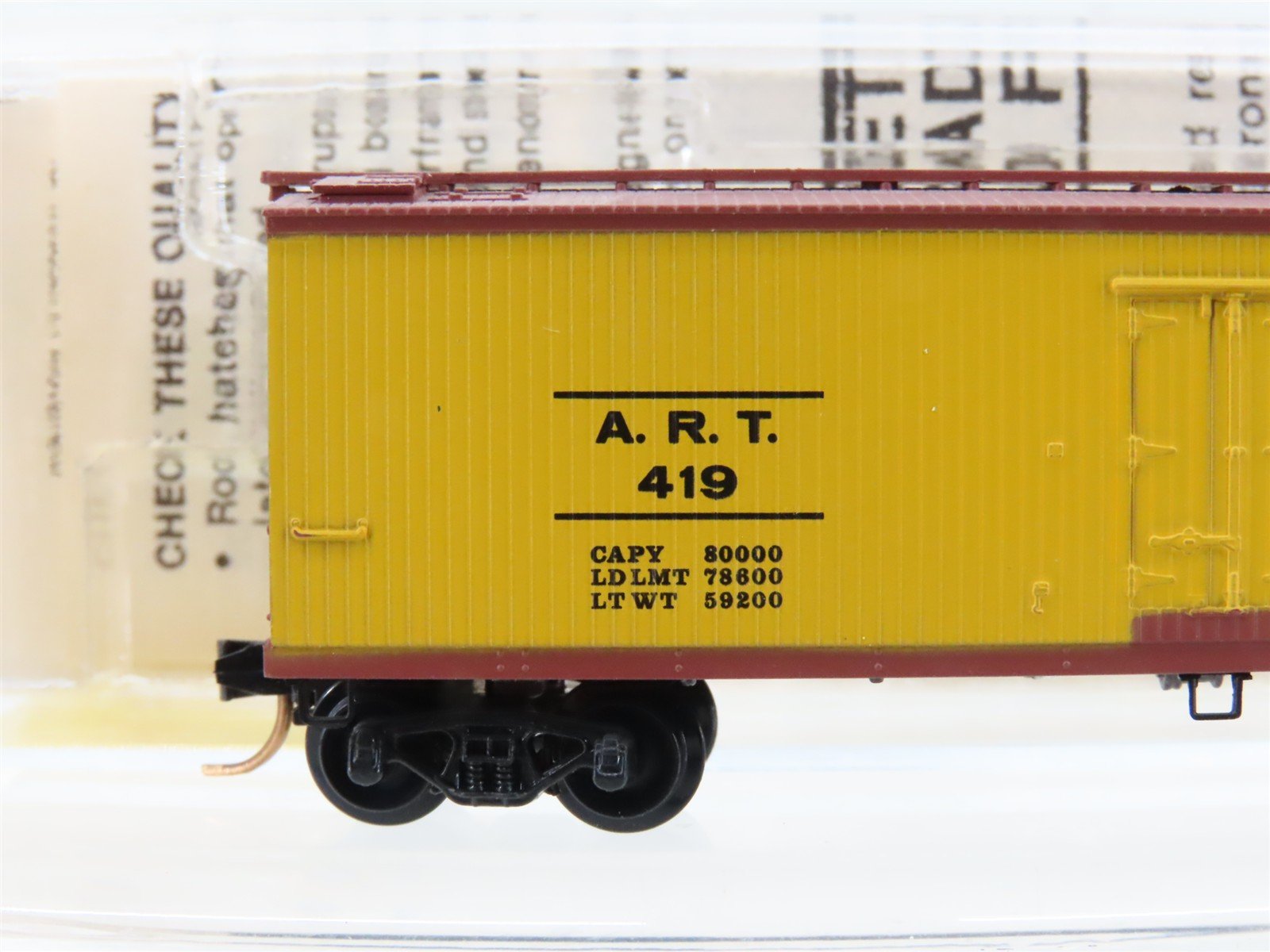 N Scale Kadee Micro-Trains MTL 49230 ART Crazy Water Crystals 40' Reefer #419