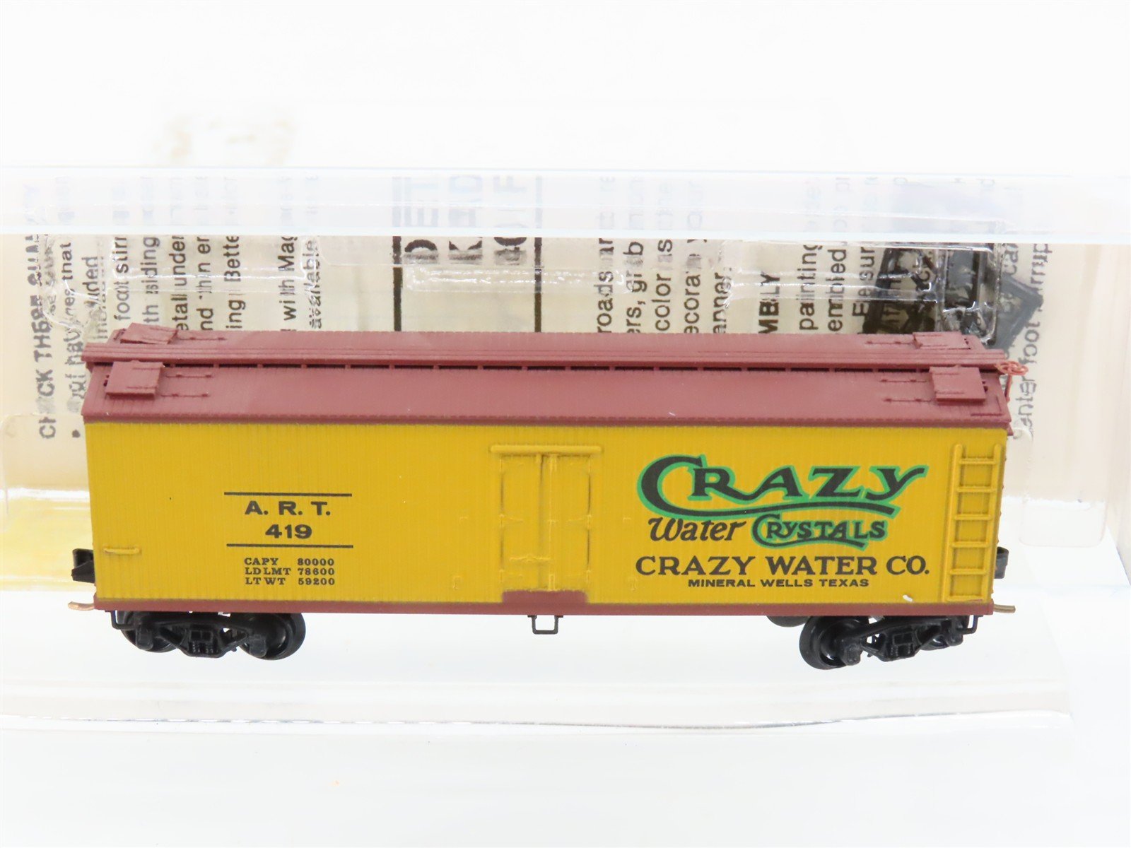 N Scale Kadee Micro-Trains MTL 49230 ART Crazy Water Crystals 40' Reefer #419