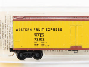 N Kadee Micro-Trains MTL 42080 WFEX GN Western Fruit Express 40' Box Car #72102