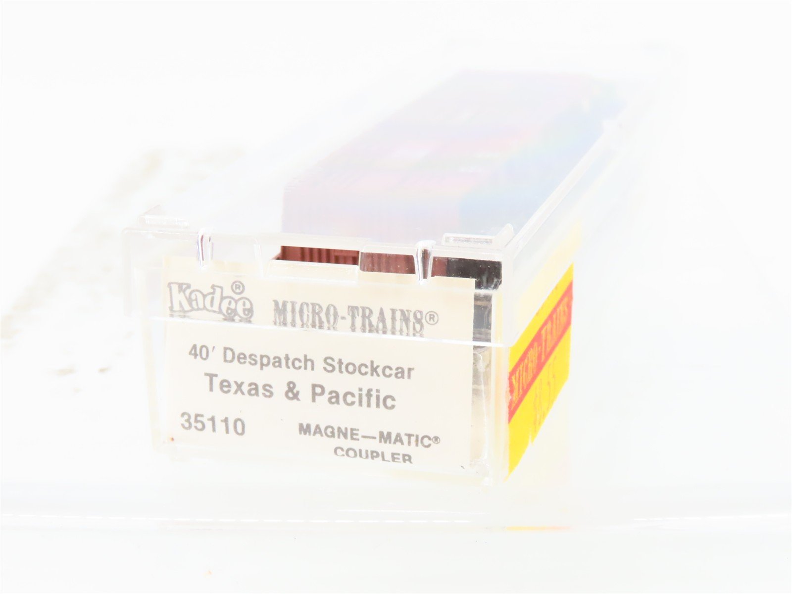 N Scale Kadee Micro-Trains MTL 35110 T&P Texas & Pacific 40' Stock Car #22225
