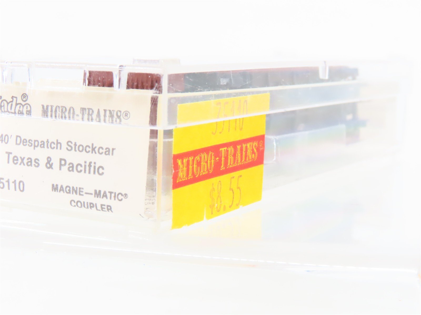 N Scale Kadee Micro-Trains MTL 35110 T&P Texas & Pacific 40' Stock Car #22225