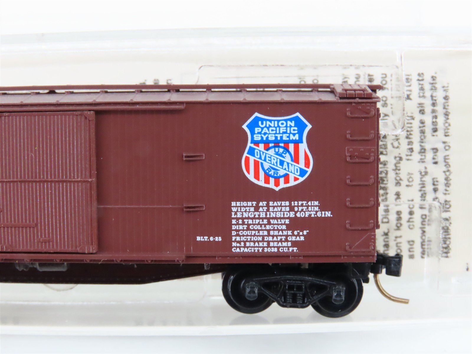 N Scale Kadee Micro-Trains MTL 42070 UP Union Pacific Overland 40' Boxcar 100741