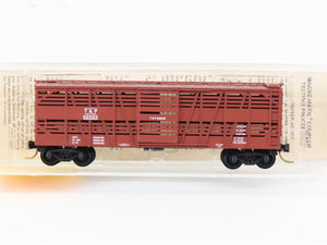 N Scale Kadee Micro-Trains MTL 35110 T&P Texas & Pacific 40' Stock Car #22225
