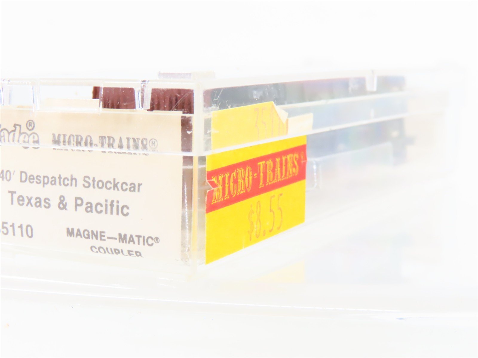N Scale Kadee Micro-Trains MTL 35110 T&P Texas & Pacific 40' Stock Car #22225