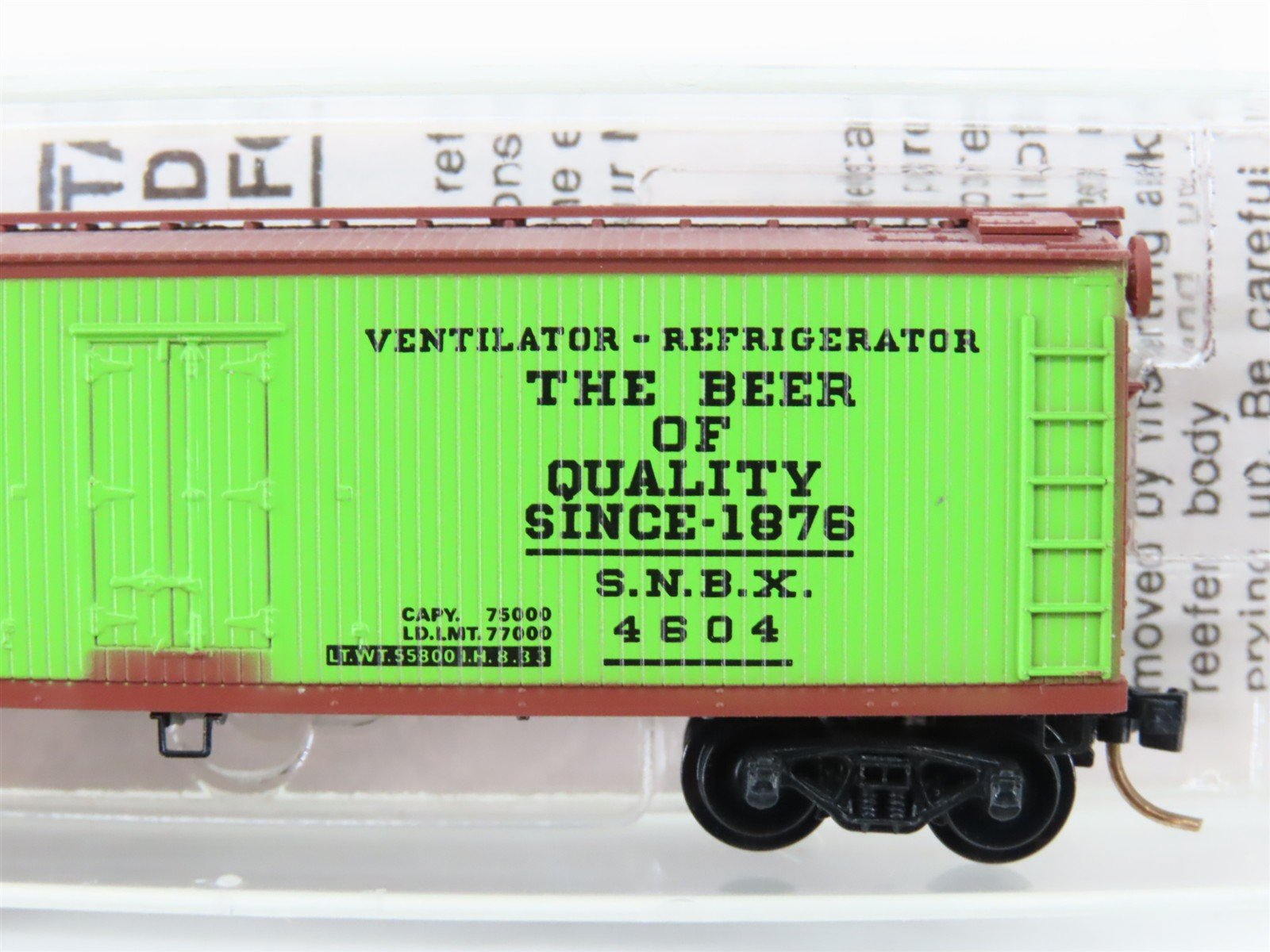 N Scale Kadee Micro-Trains MTL 47090 SNBX Century Beer 40' Wood Reefer #4604