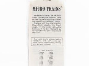 N Scale Kadee Micro-Trains MTL 47090 SNBX Century Beer 40' Wood Reefer #4604