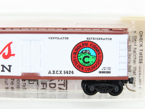 N Scale Kadee Micro-Trains MTL 47030 ADCX Coors Beer 40' Wood Reefer #5424