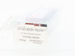 N Scale Kadee Micro-Trains MTL 47030 ADCX Coors Beer 40' Wood Reefer #5424