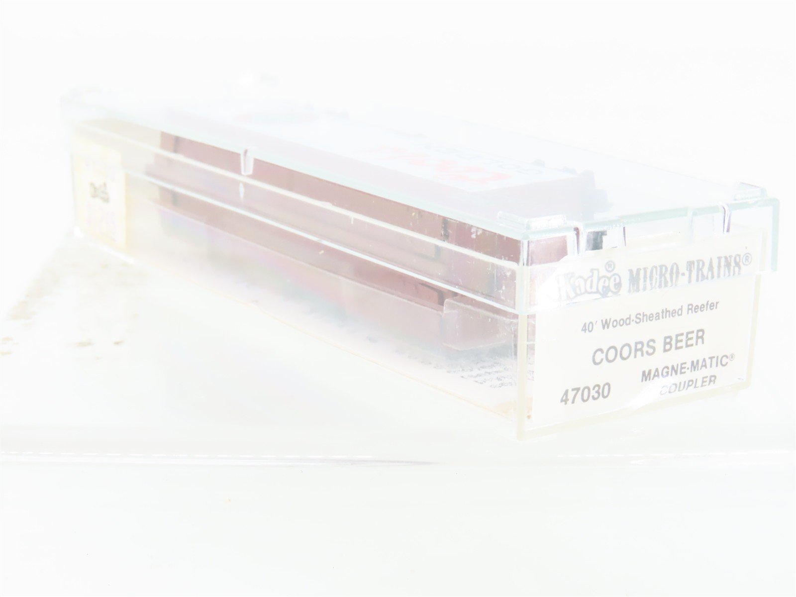 N Scale Kadee Micro-Trains MTL 47030 ADCX Coors Beer 40' Wood Reefer #5424