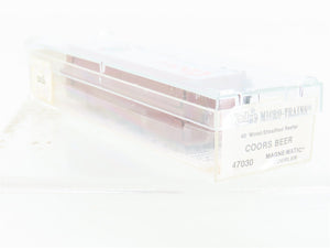 N Scale Kadee Micro-Trains MTL 47030 ADCX Coors Beer 40' Wood Reefer #5424