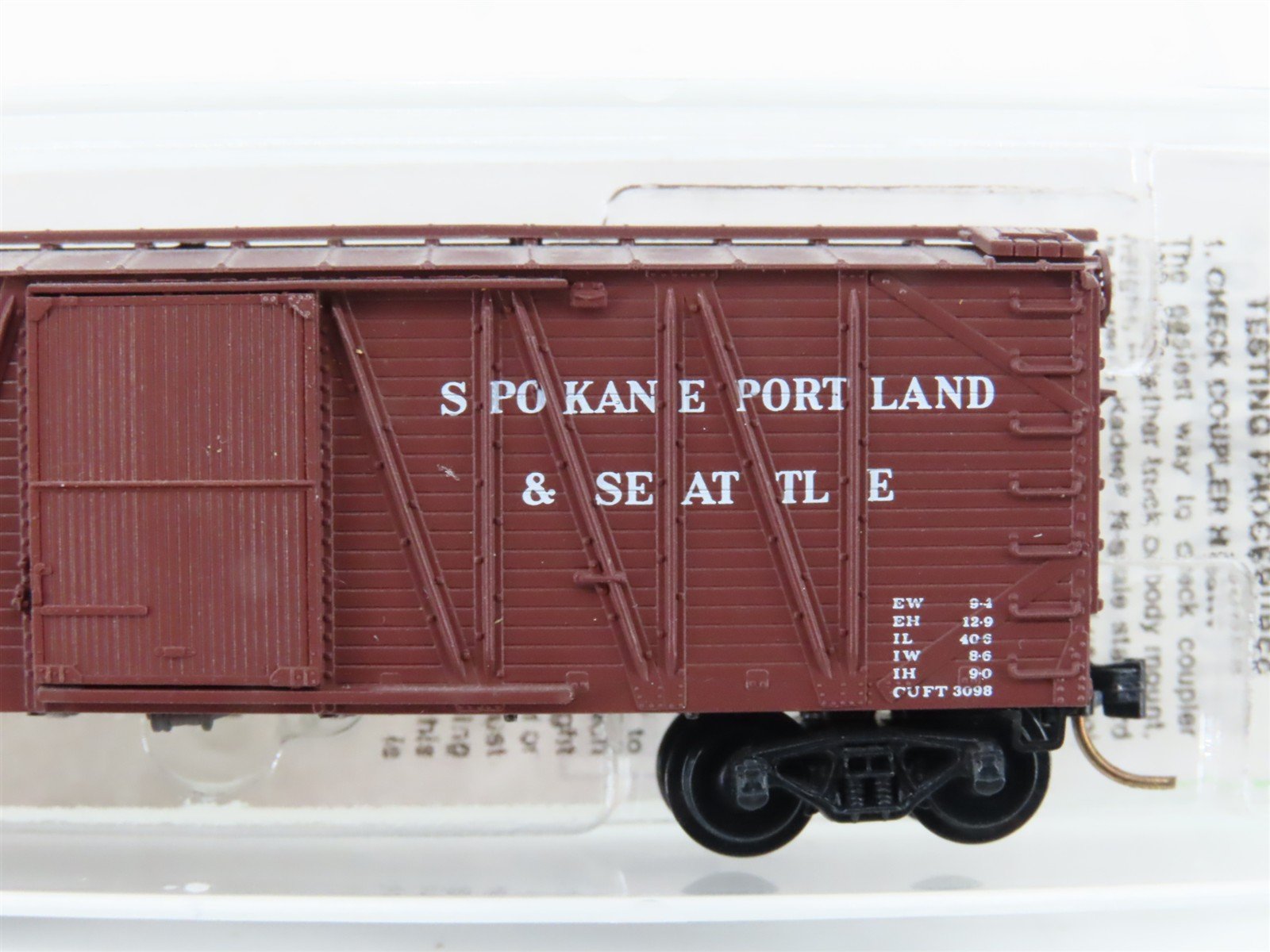 N Kadee Micro-Trains MTL 28070 SP&S Spokane Portland & Seattle 40' Boxcar #10012