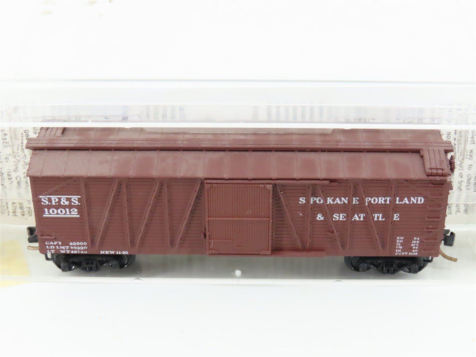 N Kadee Micro-Trains MTL 28070 SP&S Spokane Portland & Seattle 40' Boxcar #10012