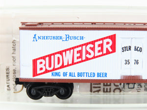 N Scale Kadee Micro-Trains MTL 47170 STLR&CO. Budweiser 40' Wood Reefer #3576