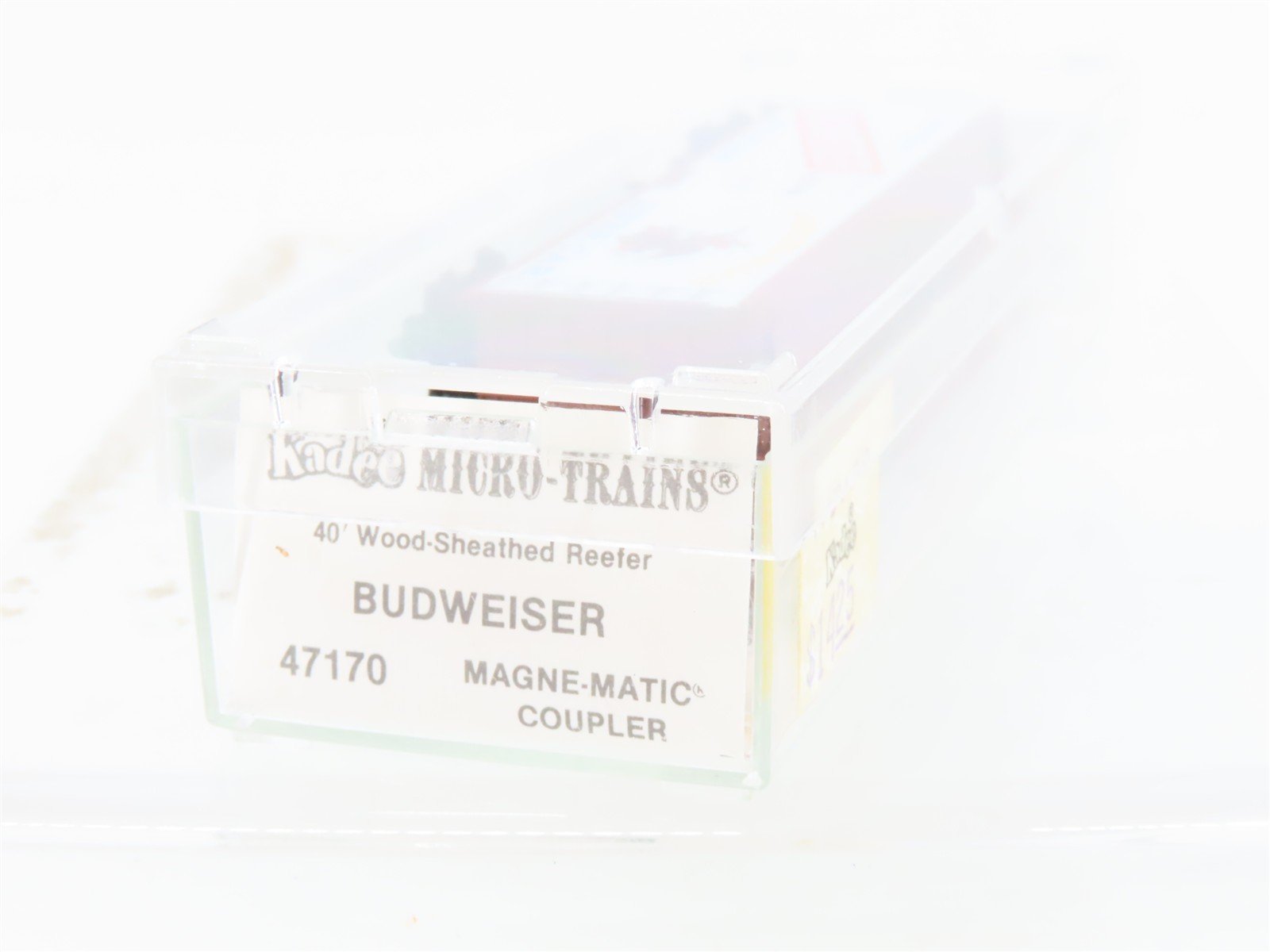 N Scale Kadee Micro-Trains MTL 47170 STLR&CO. Budweiser 40' Wood Reefer #3576