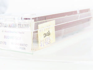 N Scale Kadee Micro-Trains MTL 47170 STLR&CO. Budweiser 40' Wood Reefer #3576