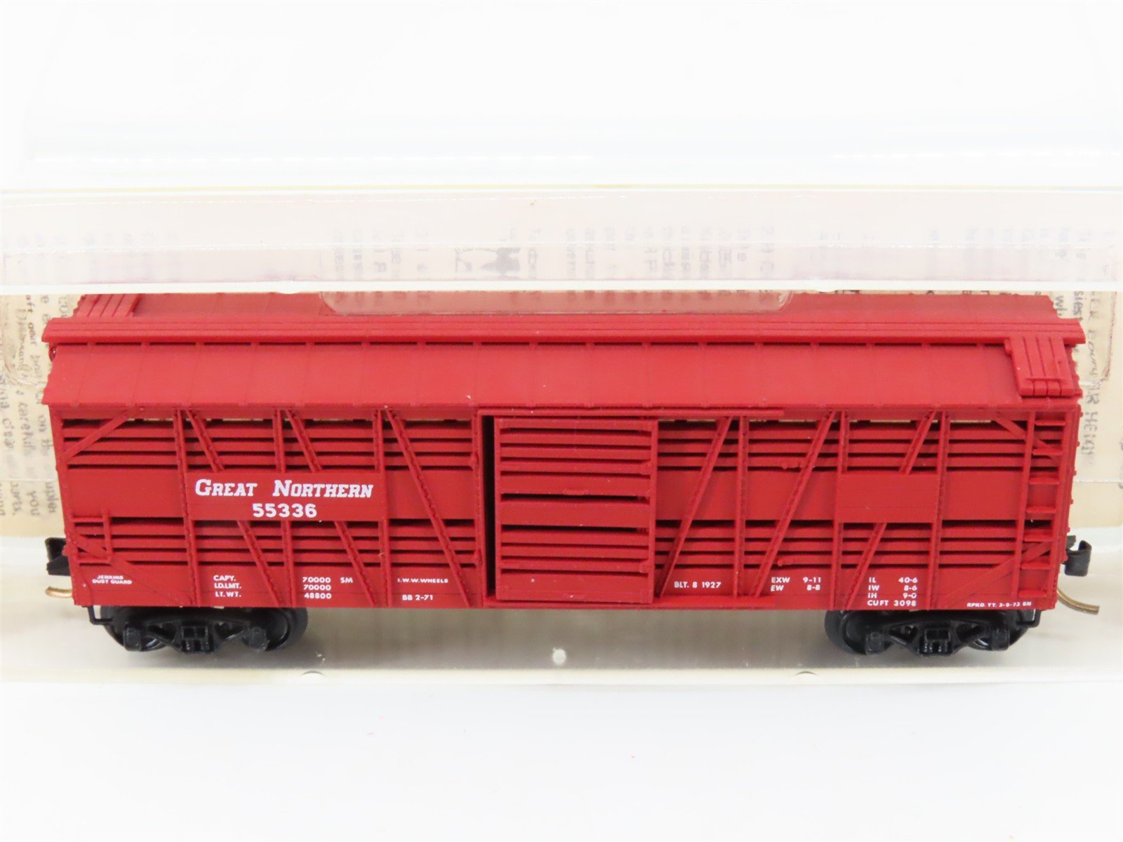 N Scale Kadee Micro-Trains MTL 35020 GN Great Northern 40' Stock Car #55336